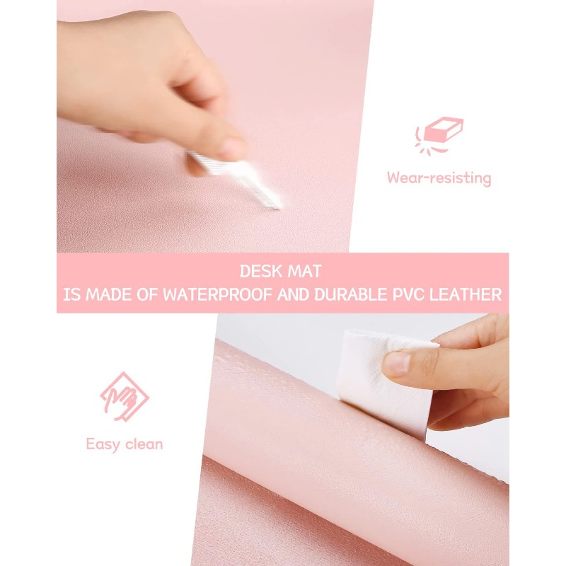Desk Mat Waterproof PVC Mouse  - Desk Setup Kawaii recension och pris