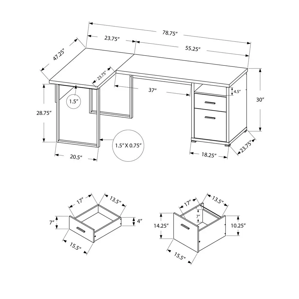 I 7257 Computer Desk, Home Off - Desk Setup Corner recension och pris