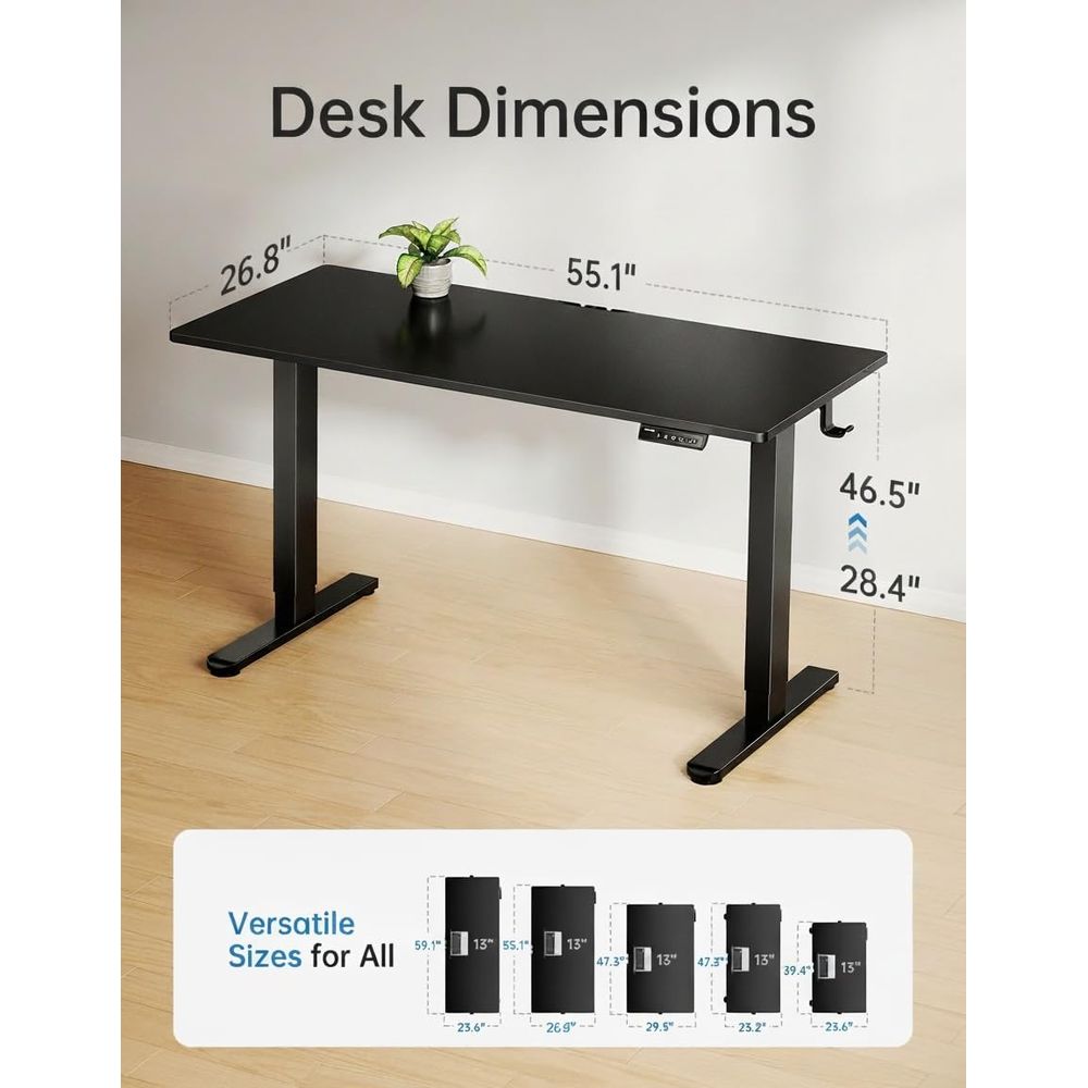 Electric Standing Desk, Whole  - Desk Setup With Laptop recension och pris