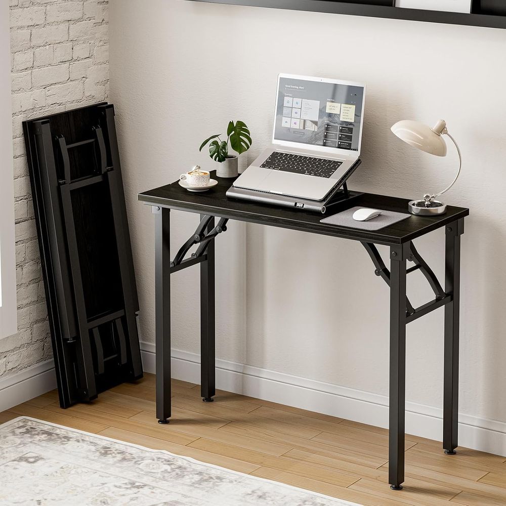 Small olding Computer Desk – P - Desk Setup With Laptop recension och pris