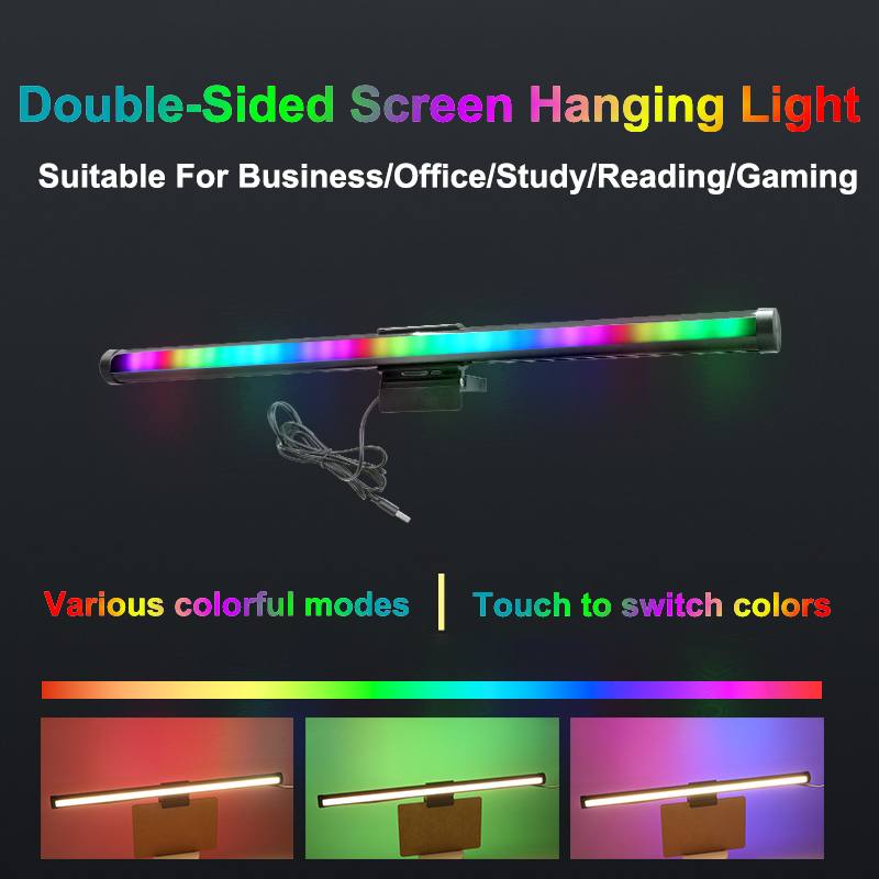 LED Monitor Hanging Desk Light - Yellow Desk Setup recension och pris