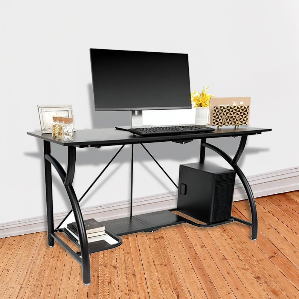 Space-Saving Collapsible Compu - Desk Setup With Laptop recension och pris