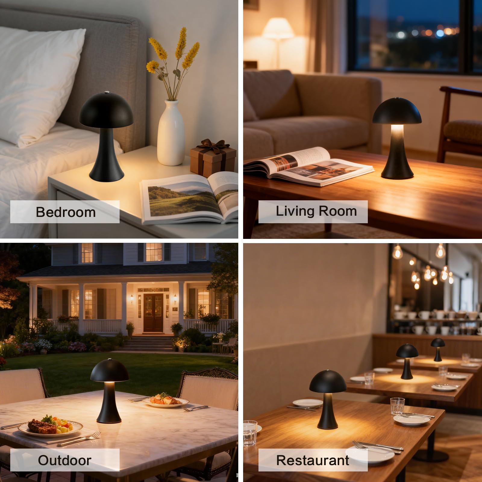 Vintage Mushroom Ambient Lamp  - Ambient Light Bar Usb recension och pris