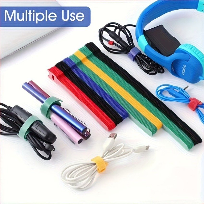 10pcs (mixed in 5 colors) Velc - Cable Velcro Strap recension och pris