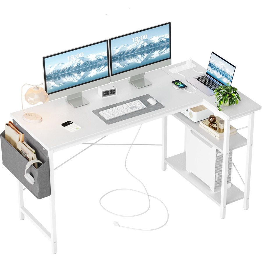 L Shaped Computer Desk with Bu - Desk Setup Corner recension och pris