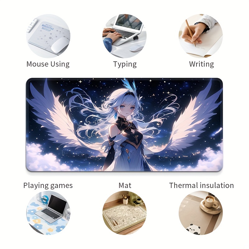 Minimal Desk Mouse Pad Durable - Desk Setup Minimal recension och pris