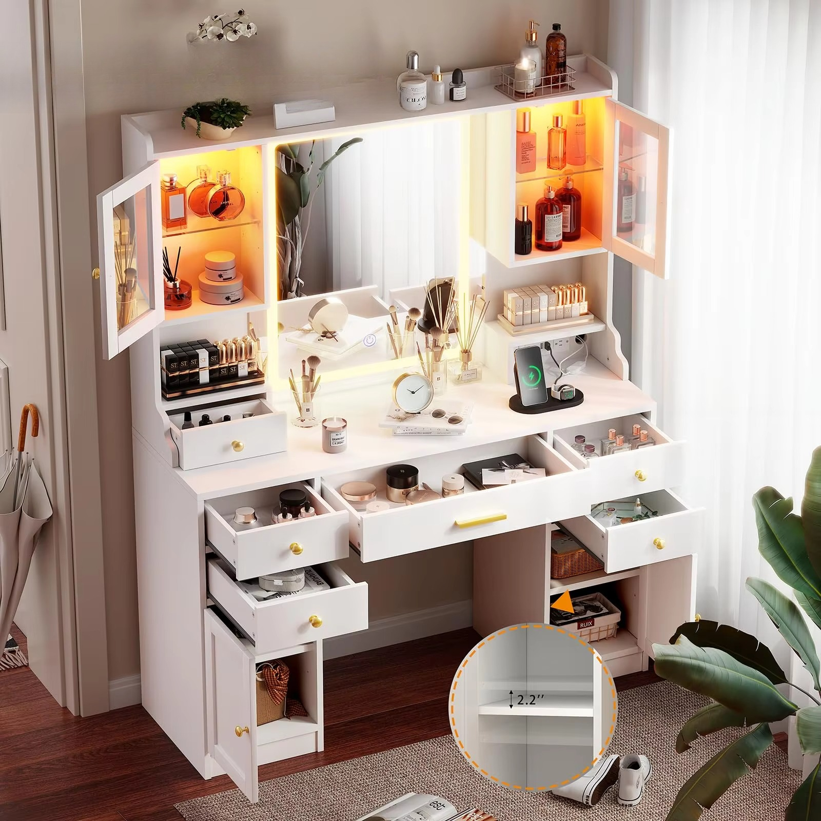 #Large Multi Storage Drawers M - Desk Setup Girl recension och pris