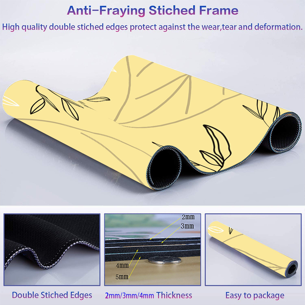 Mausepad Yellow Desk Pad Setup - Yellow Desk Setup recension och pris