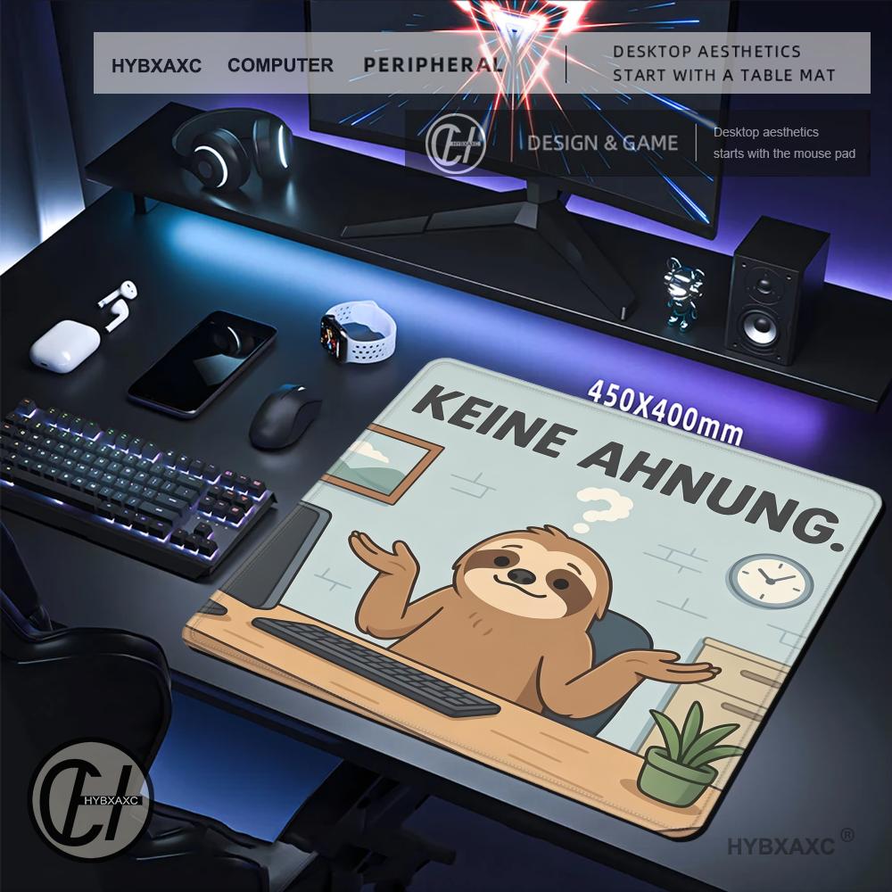 HYBXAXC Funny Sloth Keine Ahnu - Desk Setup For Working From Home recension och pris