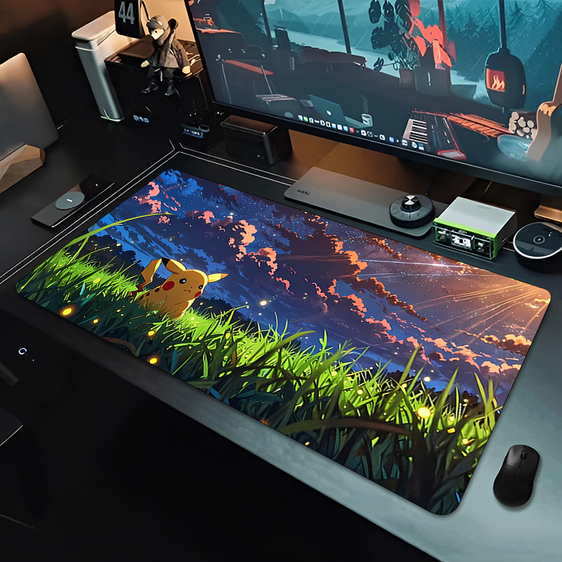 Anime Mouse Pad Cute Pikachu E - Desk Setup Cute recension och pris