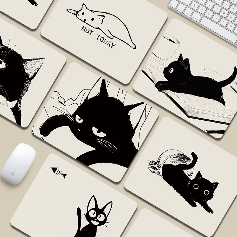 Mouse Mat Cat Mause Pad Cute C - Desk Setup Kawaii recension och pris