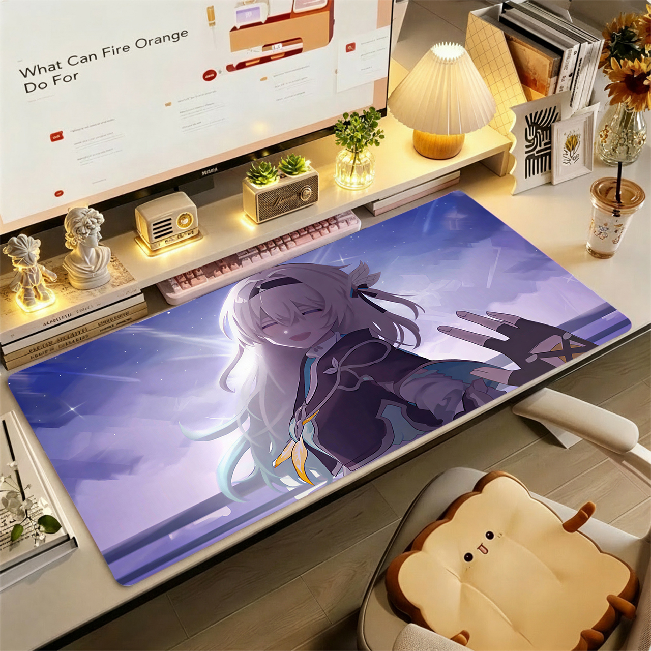 Gaming Mouse Pad, Large Desk M - Desk Setup Girl recension och pris