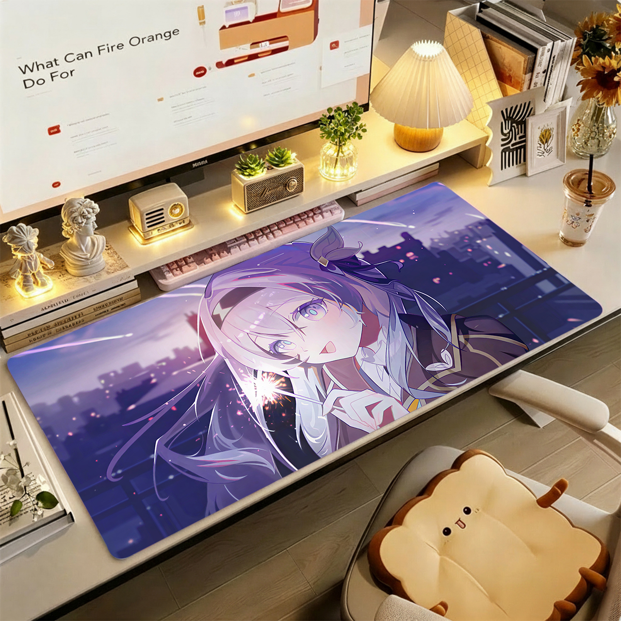 Gaming Mouse Pad, Large Desk M - Desk Setup Girl recension och pris