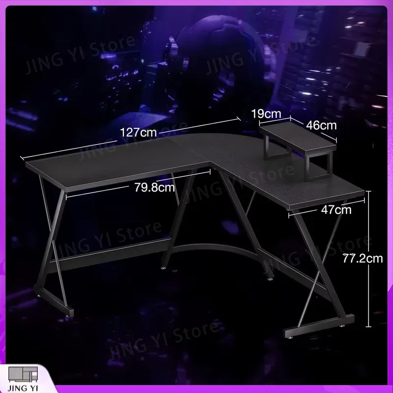 L Shaped Gaming Desk with Moni - Desk Setup Corner recension och pris