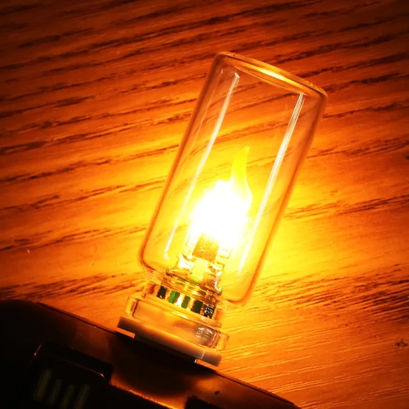 Mini USB Flame Light Car Inter - Ambient Light Bar Usb recension och pris