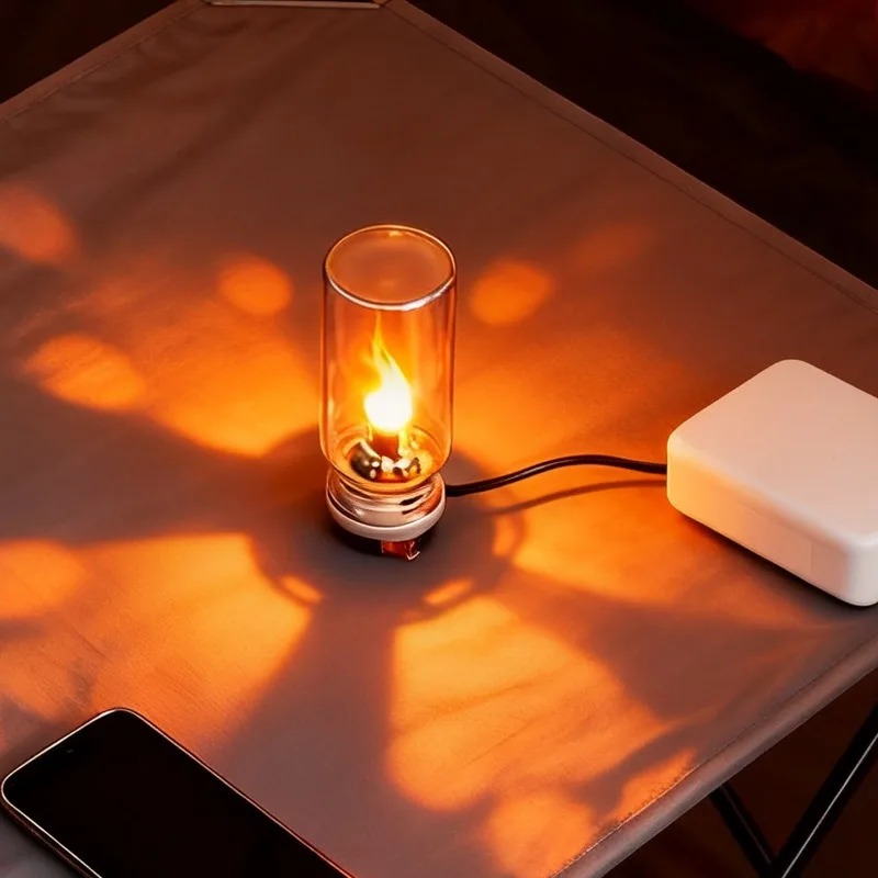 Mini USB Flame Light Car Inter - Ambient Light Bar Usb recension och pris
