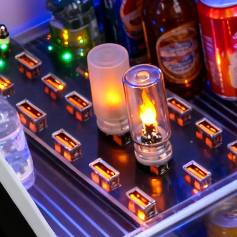 Mini USB Flame Light Car Inter - Ambient Light Bar Usb recension och pris