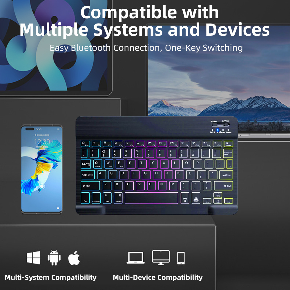 2026 Backlight Bluetooth Keybo - Desk Setup Keyboard recension och pris