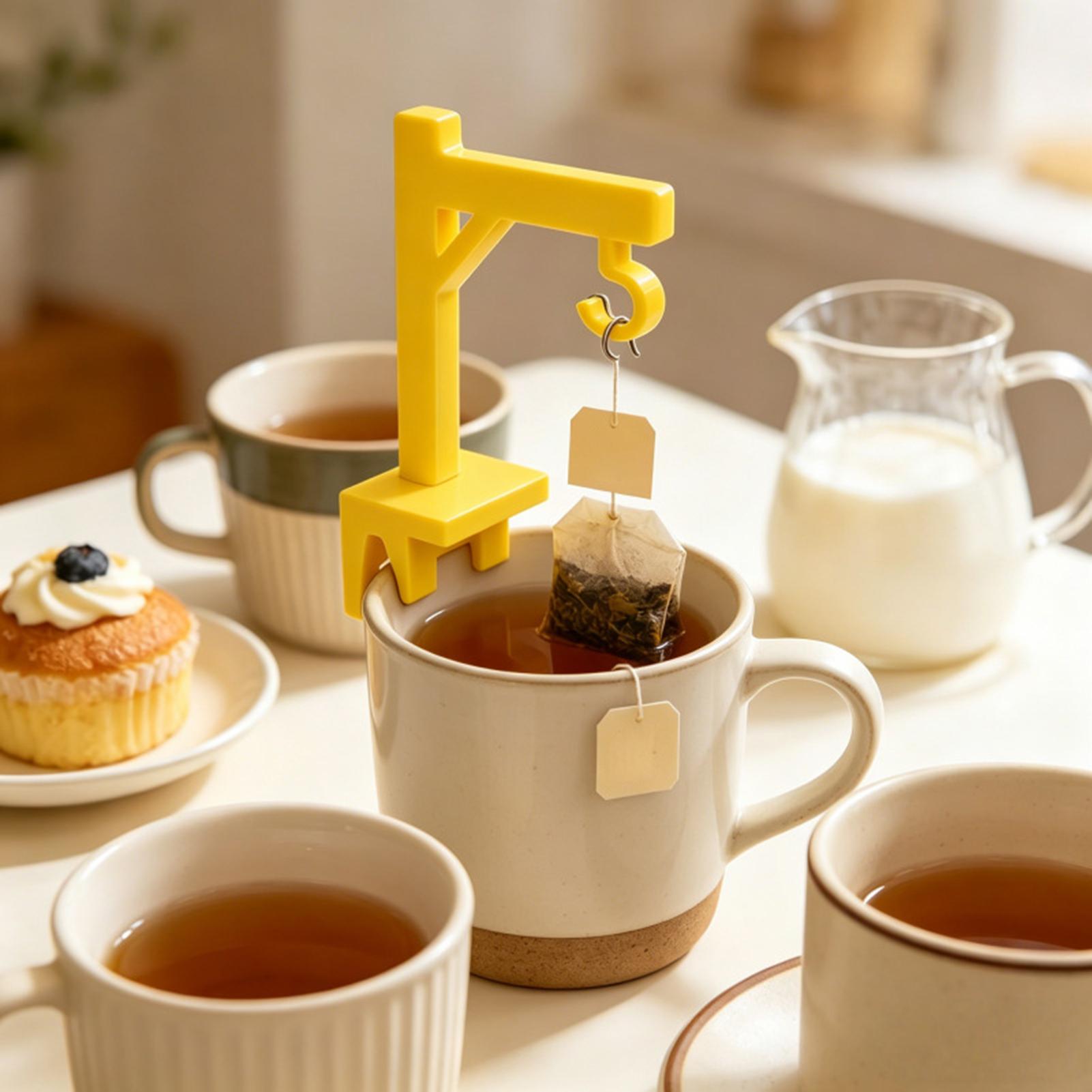 1PC Tea Bag Holder Clip Cute P - Desk Setup Cute recension och pris