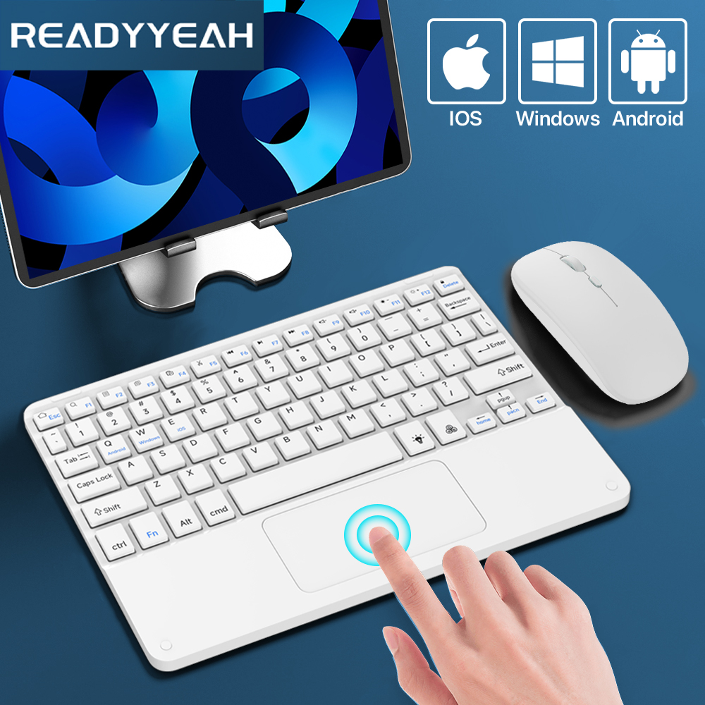 Touchpad Wireless Keyboard and - Desk Setup Keyboard recension och pris