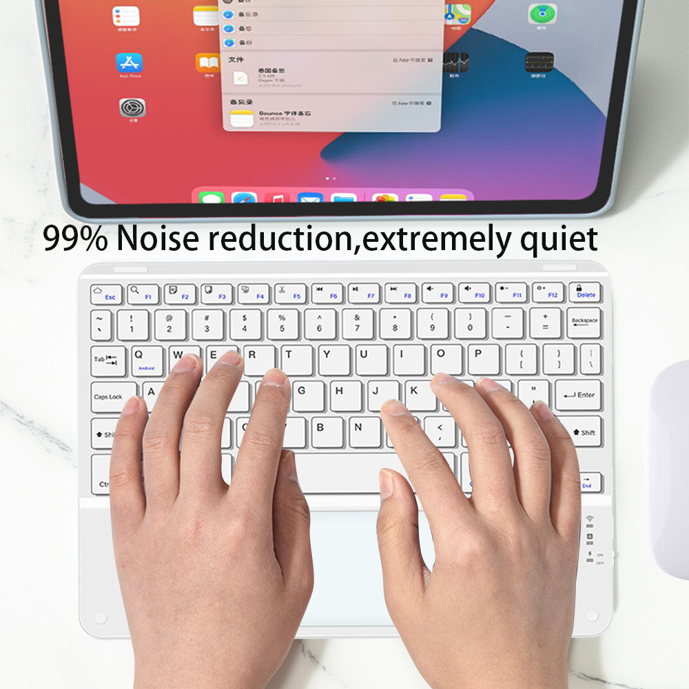 Touchpad Wireless Keyboard and - Desk Setup Keyboard recension och pris