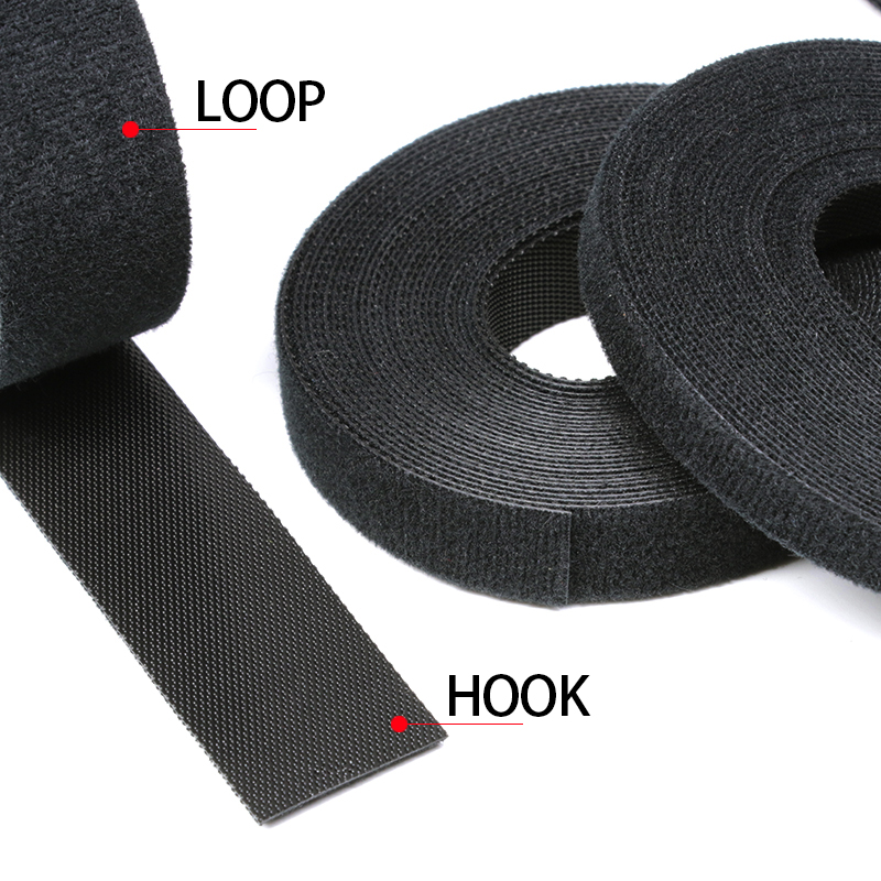 5M/Roll Width 10/15/20/25mm Bl - Cable Velcro Strap recension och pris