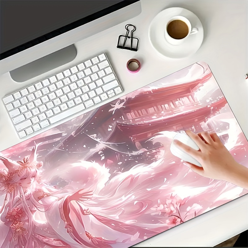 Anime Fox Girl Desk Mat, Exten - Desk Setup Girl recension och pris
