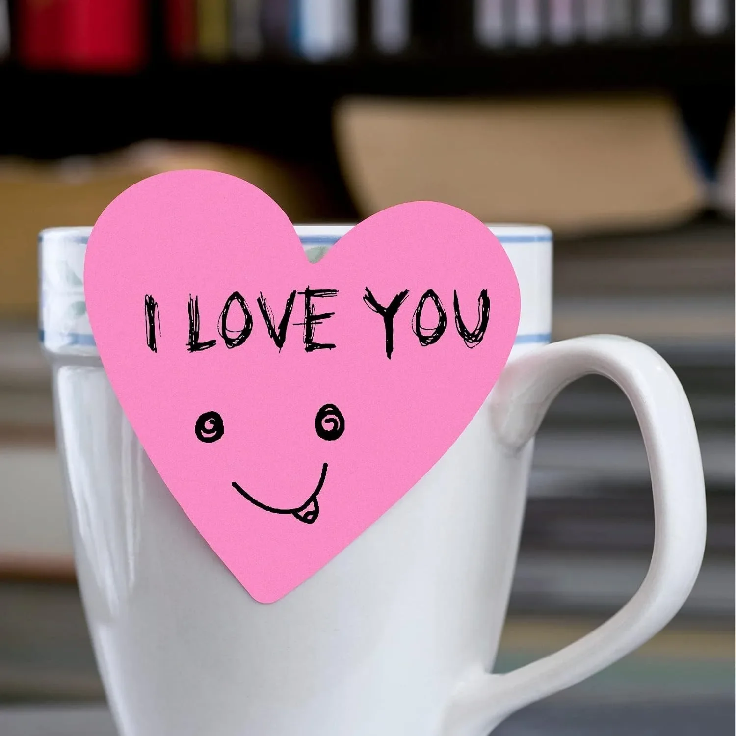 Heart Shaped Cute Sticky Notes - Sticky Memo Holder recension och pris