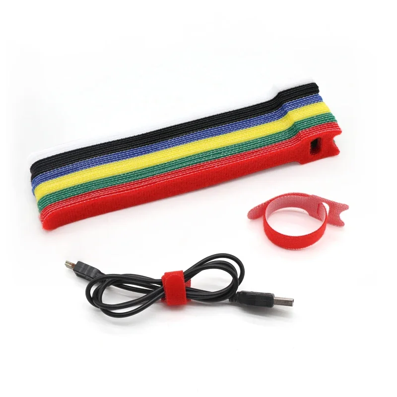 50/100pcs Releasable Cable Tie - Cable Velcro Strap recension och pris