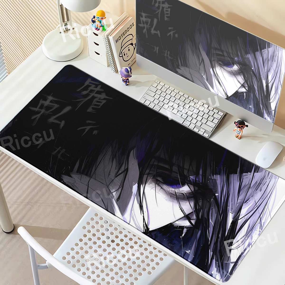 Text Anime Girl Large Mouse Pa - Desk Setup Girl recension och pris