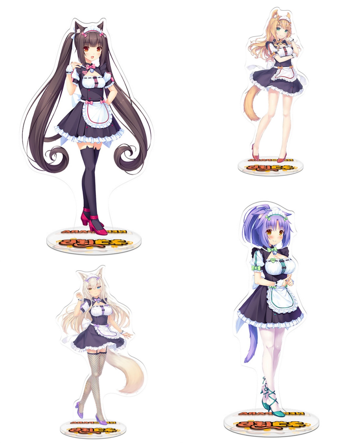 Anime Nekopara Chocolat Vanill - Desk Setup Cute recension och pris