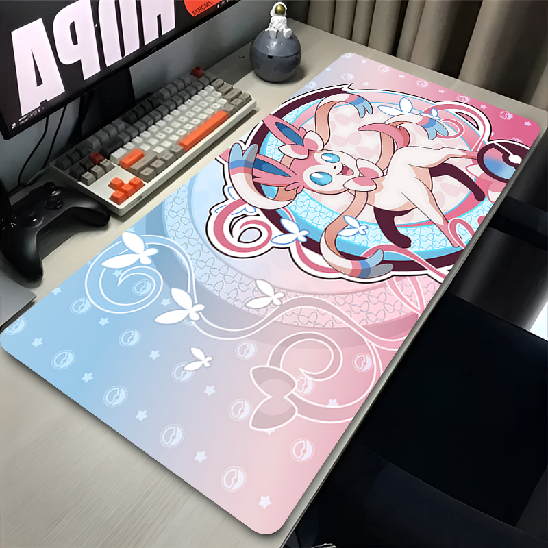 Large Pink Cute Mousepad XXL G - Desk Setup Cute recension och pris