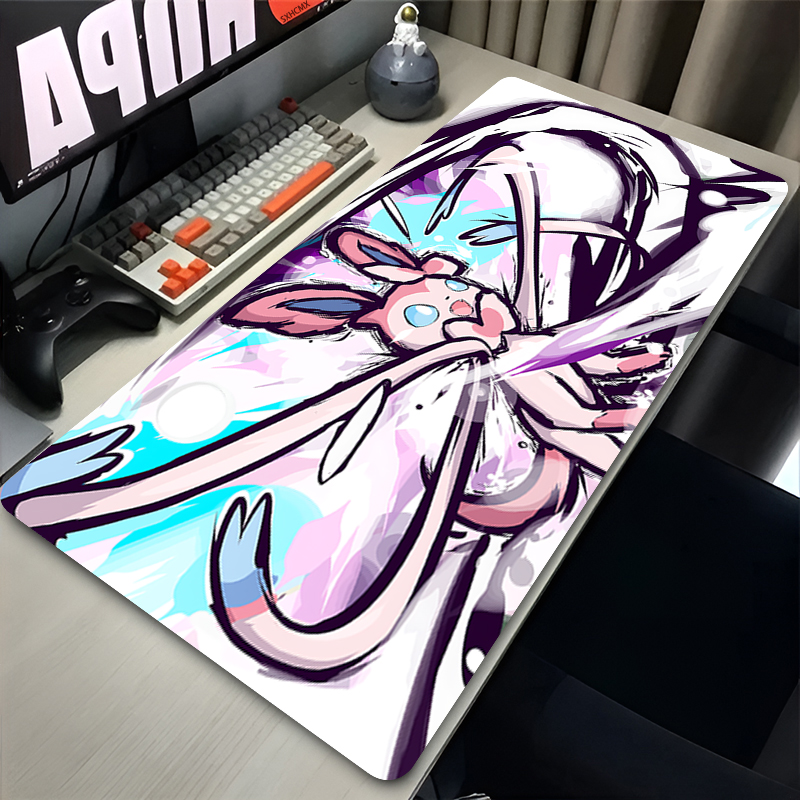 Large Pink Cute Mousepad XXL G - Desk Setup Cute recension och pris