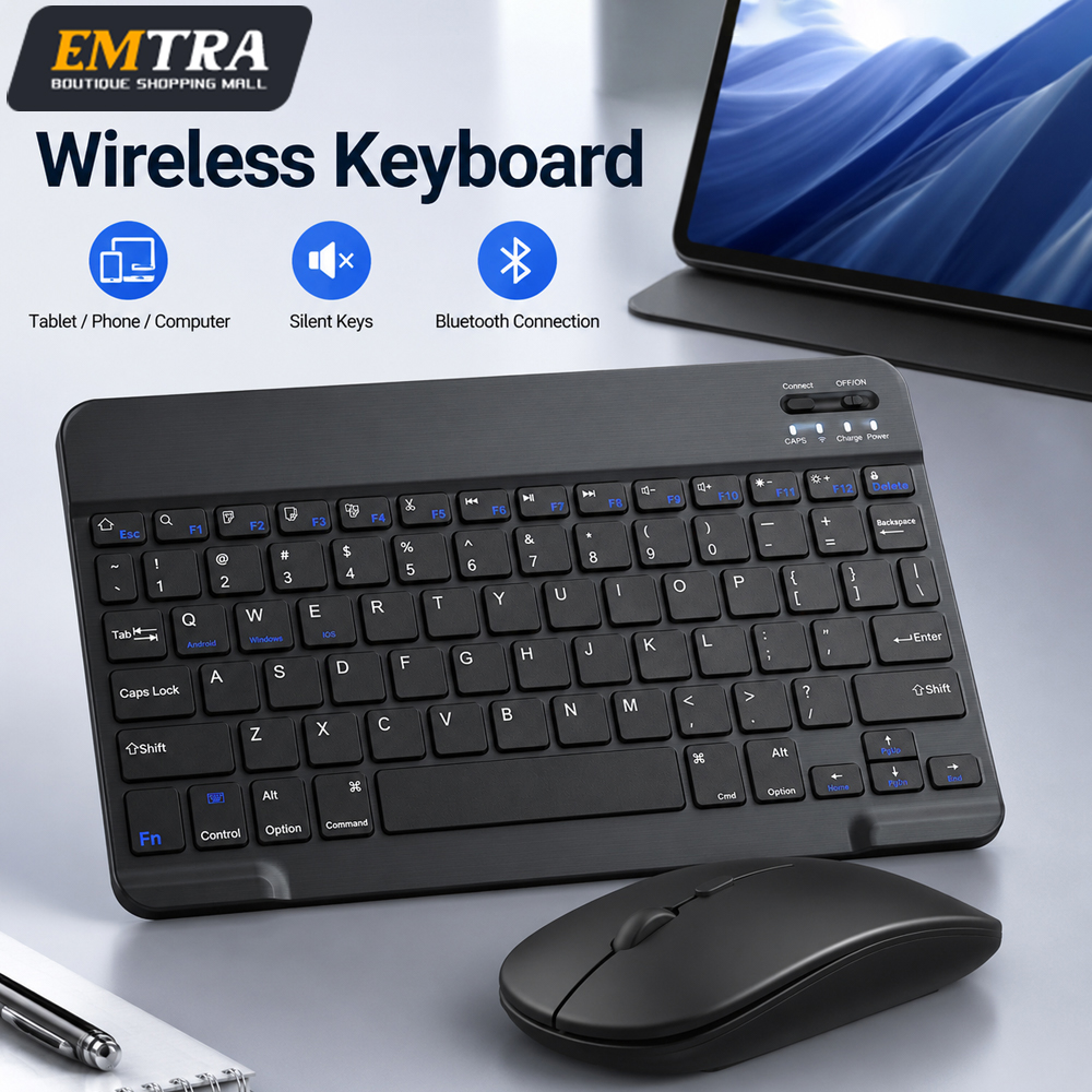 Bluetooth Wireless Keyboard Fo - Desk Setup Keyboard recension och pris
