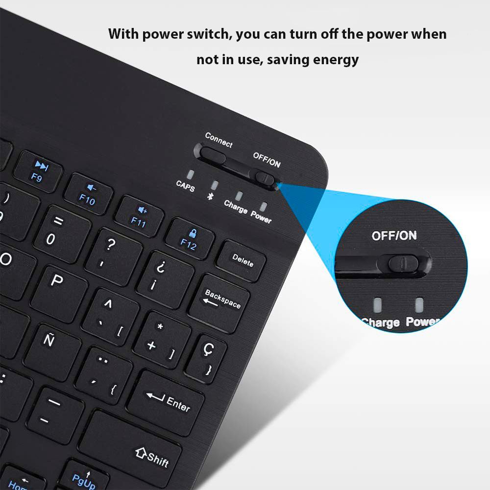 Bluetooth Wireless Keyboard Fo - Desk Setup Keyboard recension och pris