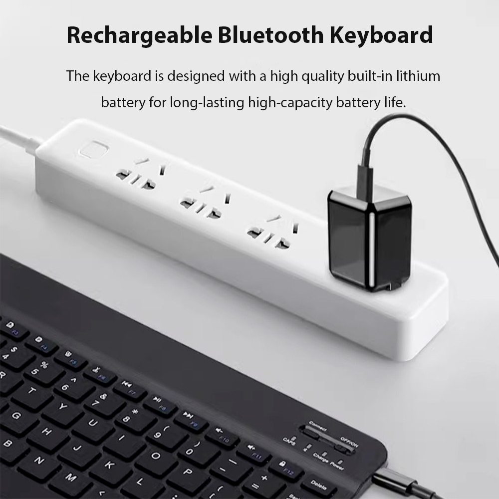 Bluetooth Wireless Keyboard Fo - Desk Setup Keyboard recension och pris