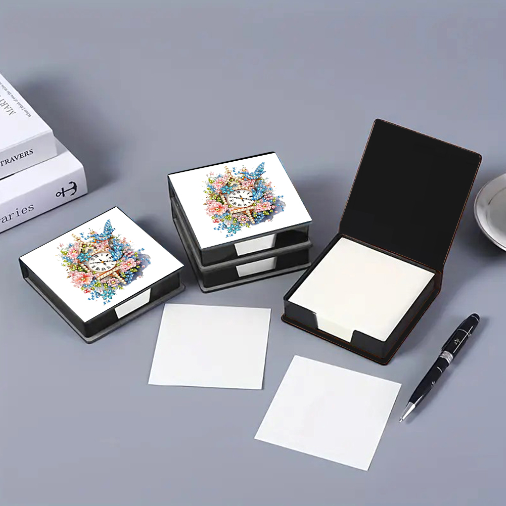 PU Flowers Diamond Painting No - Sticky Memo Holder recension och pris