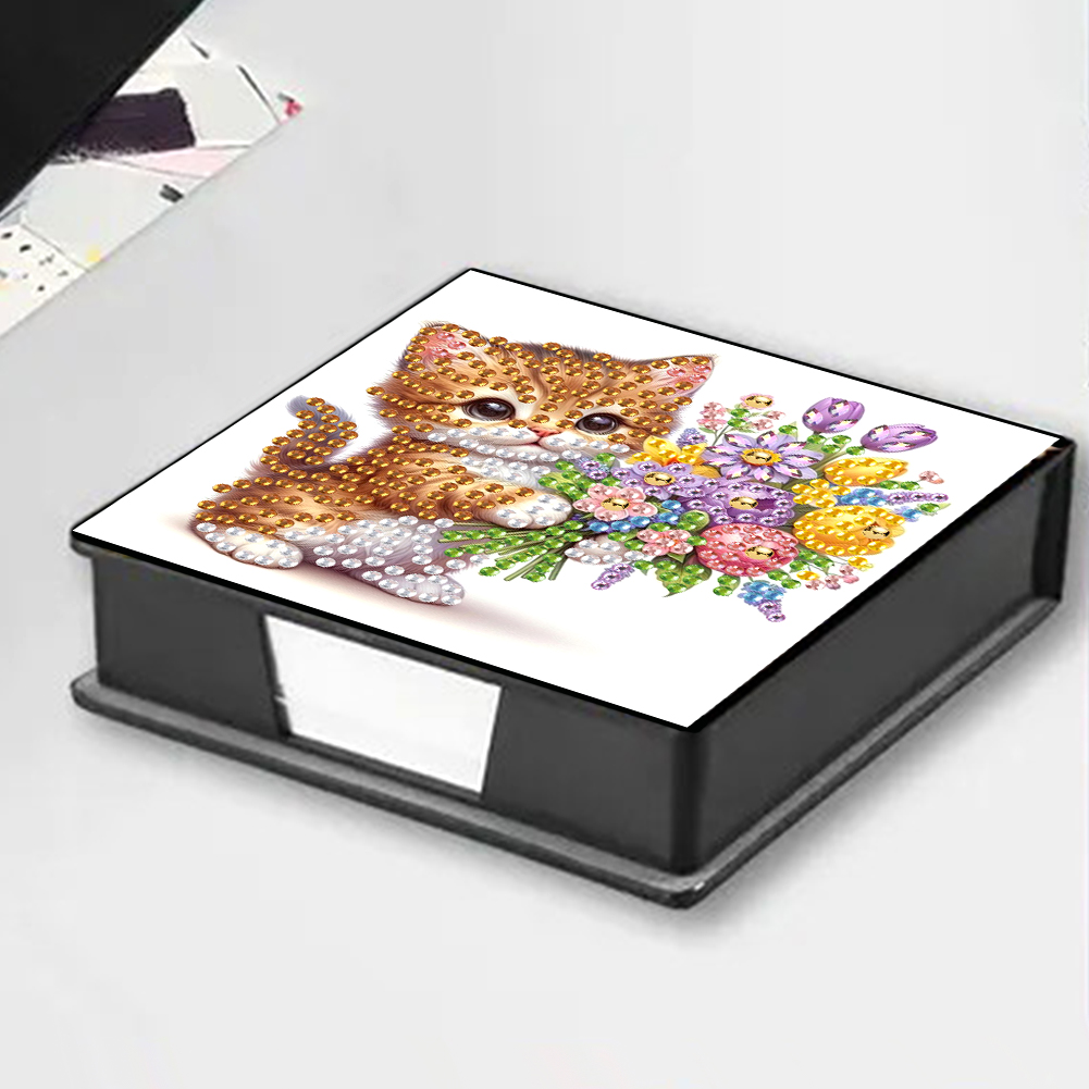 PU Flowers Diamond Painting No - Sticky Memo Holder recension och pris