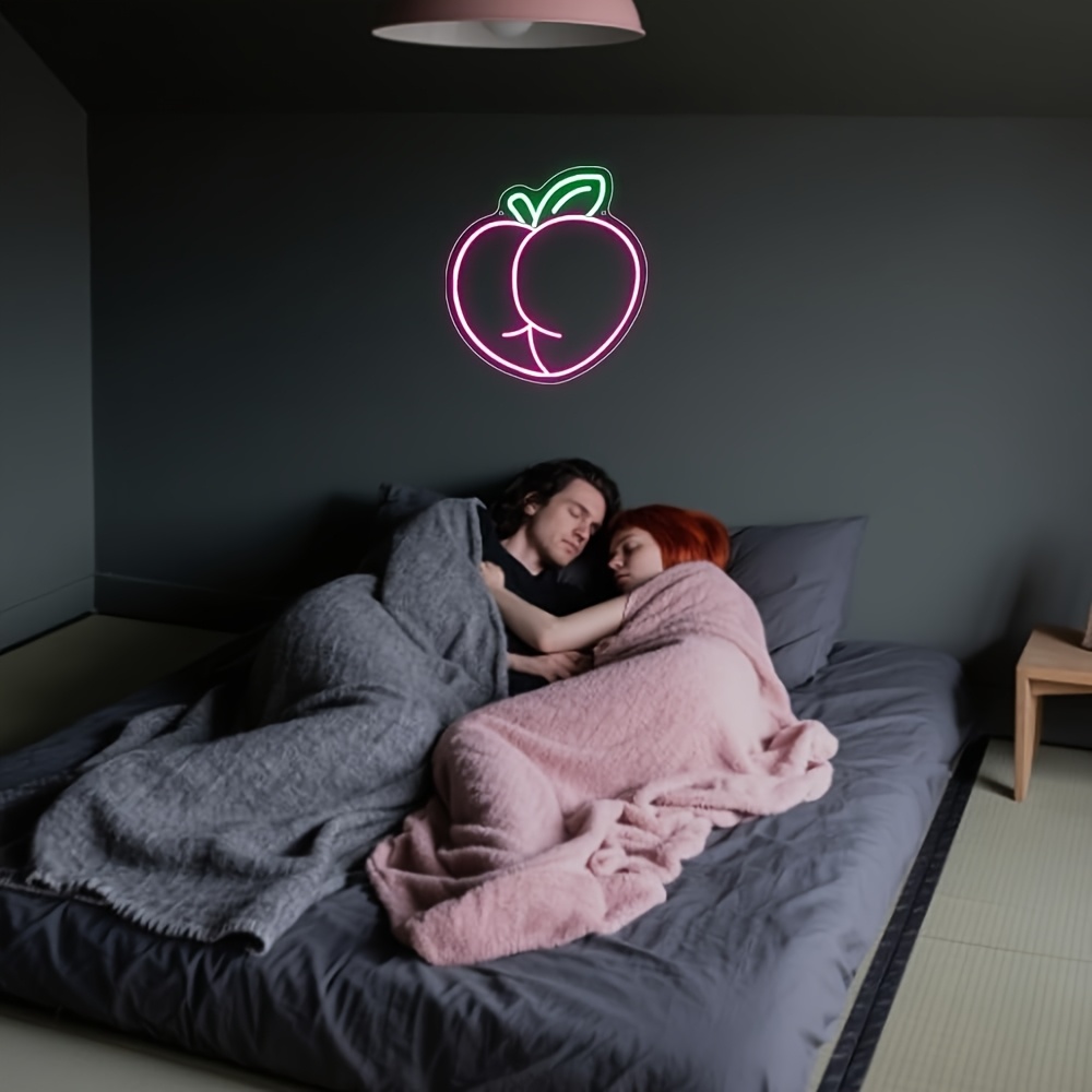 Peach Pattern LED Neon Sign US - Ambient Light Bar Usb recension och pris