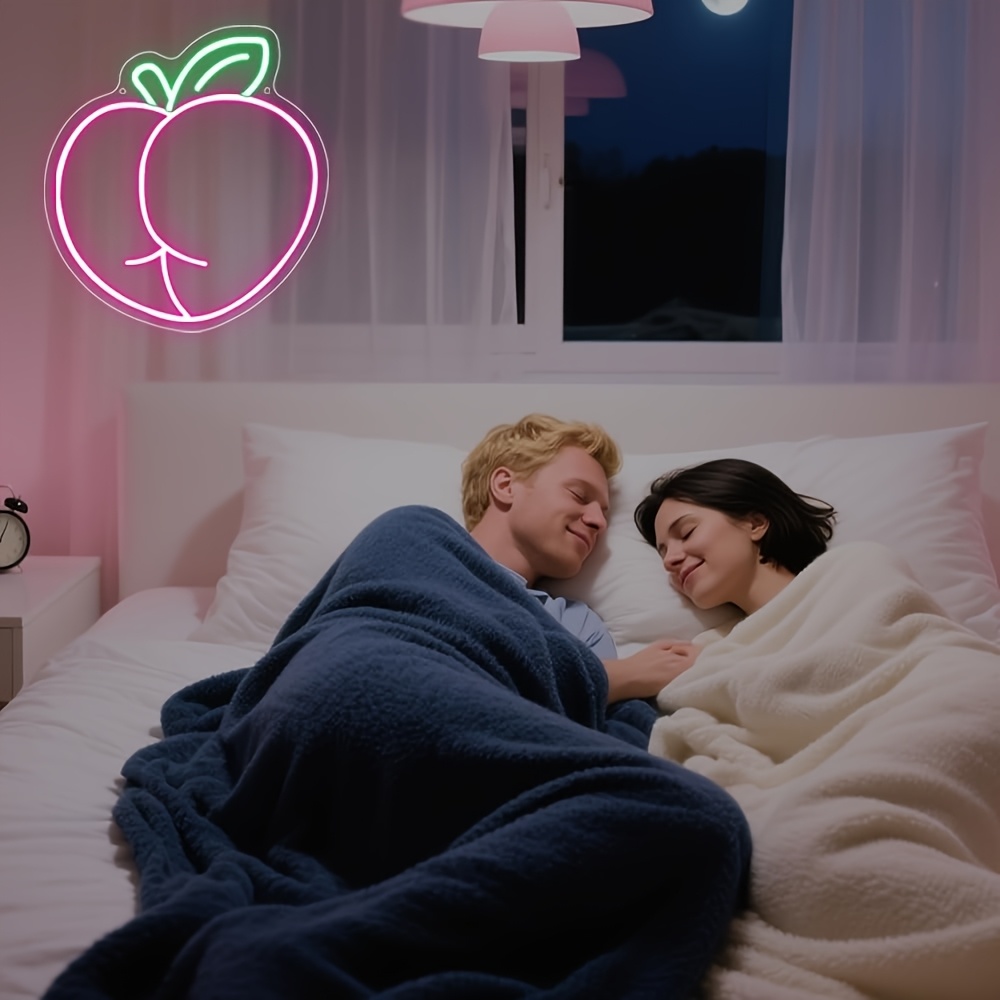 Peach Pattern LED Neon Sign US - Ambient Light Bar Usb recension och pris