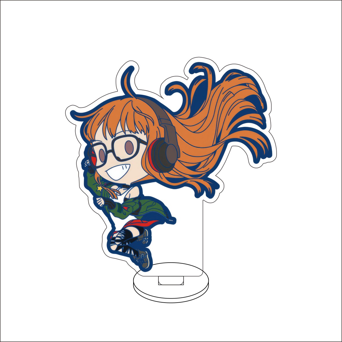 10CM Anime Figure Stand Model  - Desk Setup Cute recension och pris