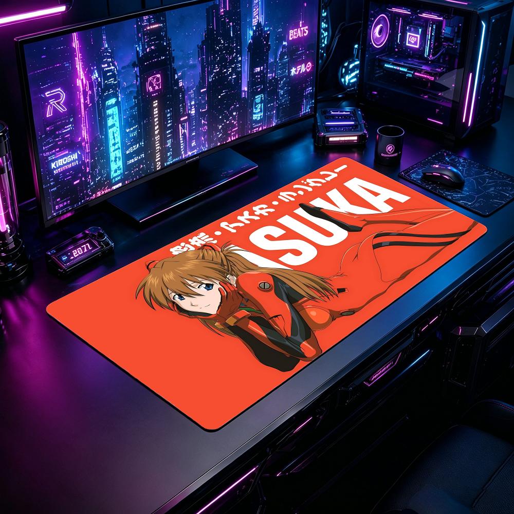 Gaming Mouse Pad NNeon Genesis - Desk Setup With Laptop recension och pris