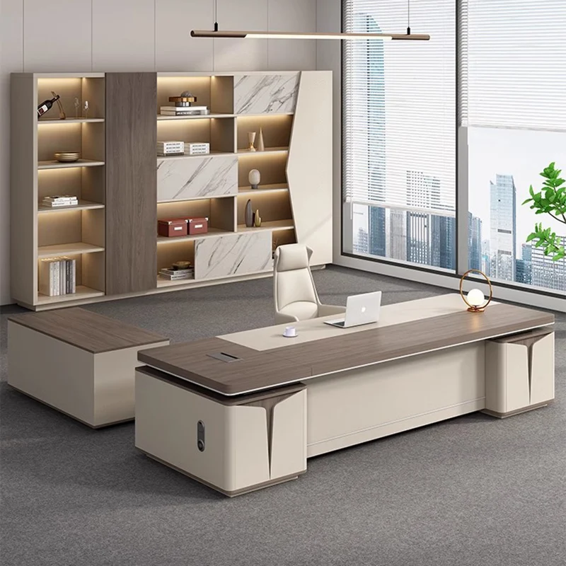 Minimalist Desk Furniture Offi - Desk Setup Corner recension och pris