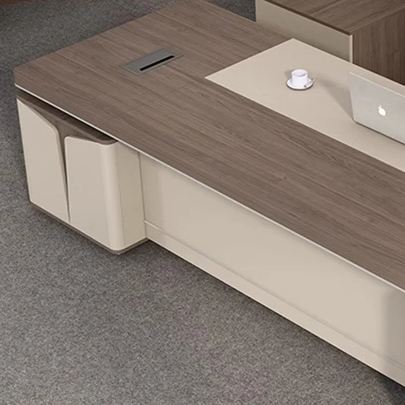 Minimalist Desk Furniture Offi - Desk Setup Corner recension och pris